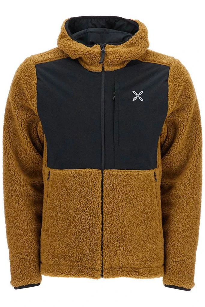 MONTURA sherpa zip-up hoodie with hood and 1