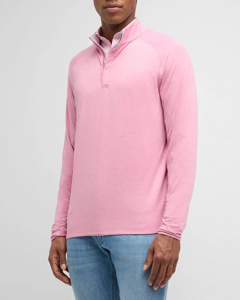 Peter Millar Men's Stealth Performance Quarter-Zip Sweater 4