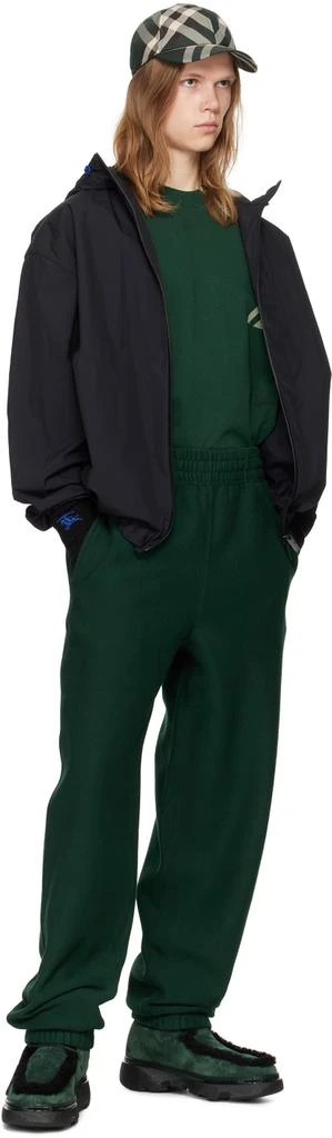 Burberry Green Drawstring Sweatpants 4