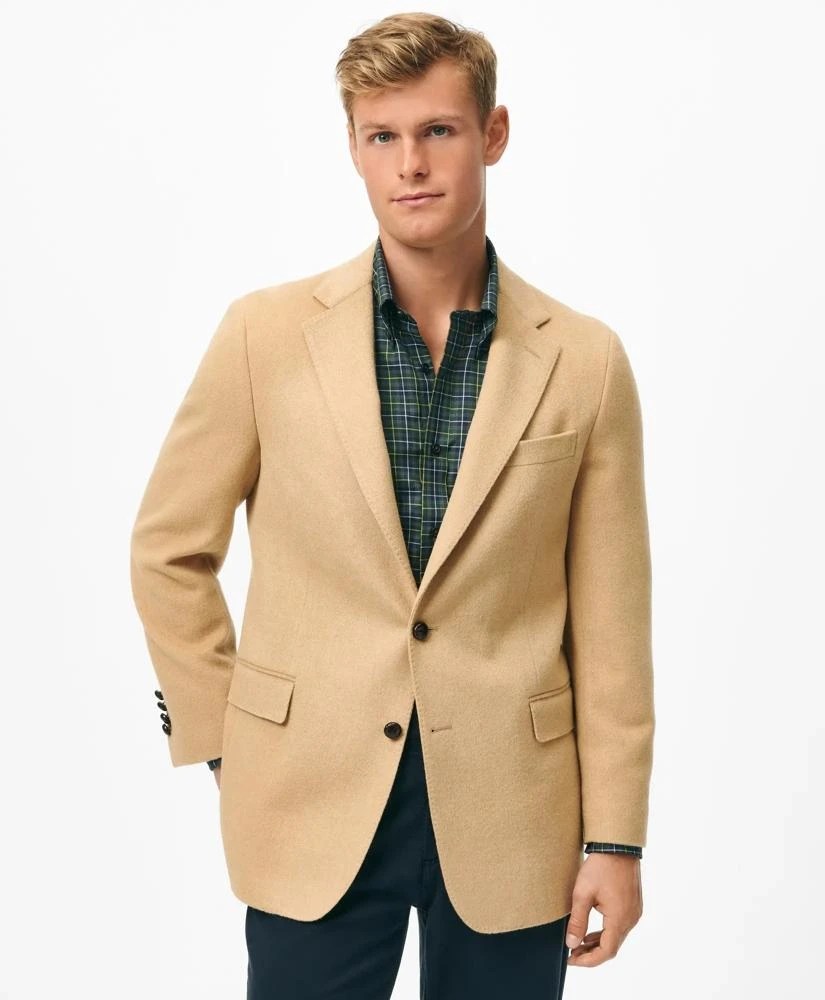 Brooks Brothers Classic Fit Camel Hair Twill 1818 Sport Coat 1