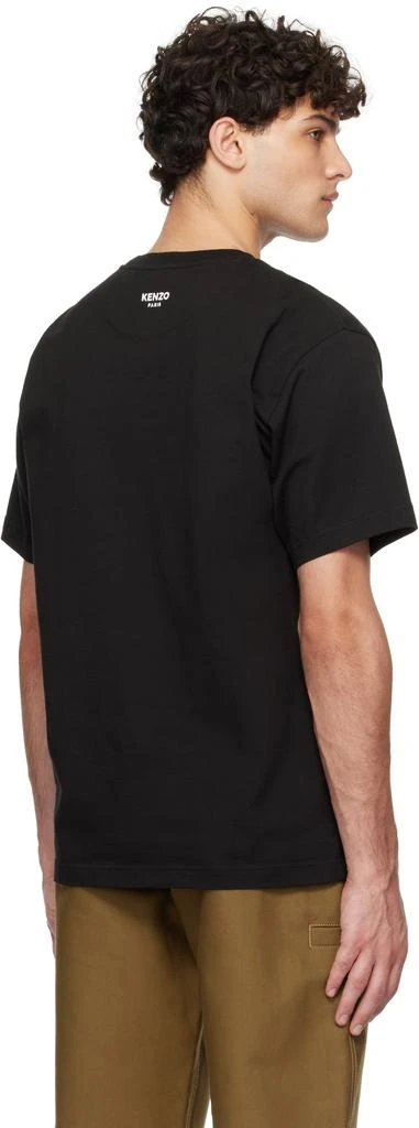 Kenzo Black Kenzo Paris Pop Embroidered T-shirt 3