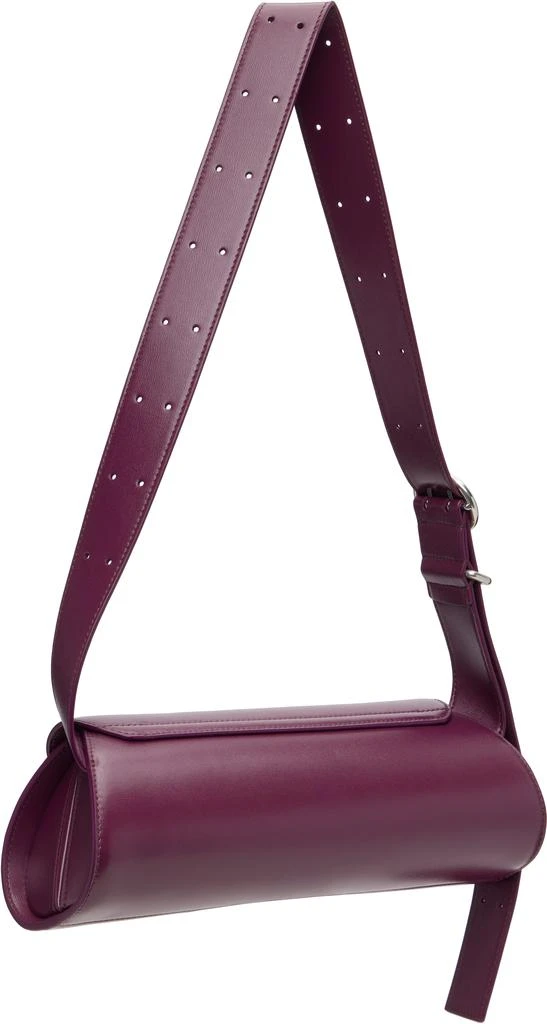 Jil Sander Burgundy Cannolo Small Bag 3