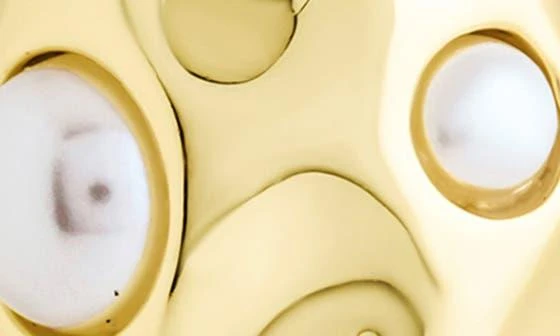 Sterling Forever Eleanor Chunky Molten Hoop Earrings 4