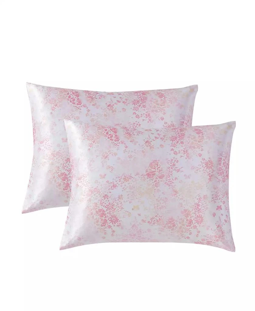 Betsey Johnson Butterfly Garden Satin 2 Piece Duvet Cover Set 6