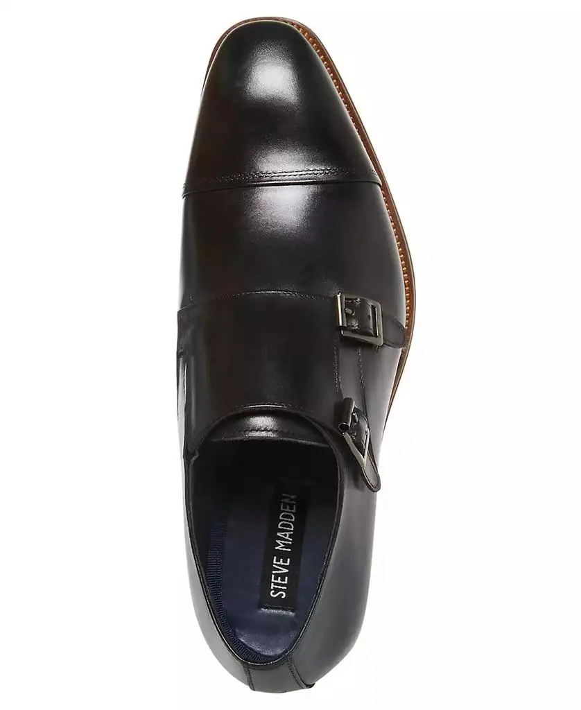 Steve Madden Men's Tilly Double Monk Strap Dress Shoe - Tan - Size 8 Steve Madden Men's Tilly Double Monk Strap Dress Shoe - Tan - Size 8