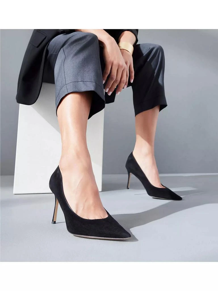 Marion Parke Classic Suede 85MM Pumps 4