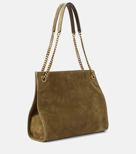 Yves Saint Laurent Niki Medium suede shoulder bag 4
