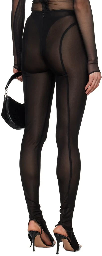 Mugler Black M Cutout Leggings 3