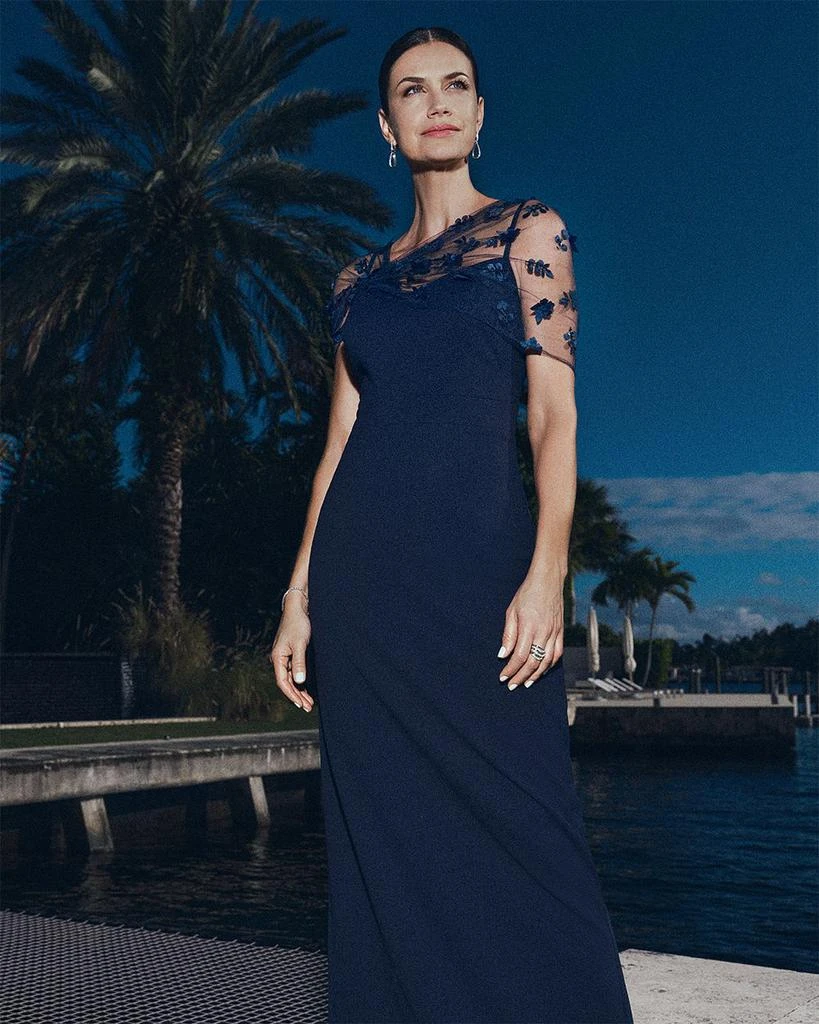 Eliza J Beaded Twist Overlay Gown - Dresses & Skirts - Free Shipping - BeyondStyle Eliza J Beaded Twist Overlay Gown - Dresses & Skirts - Free Shipping - BeyondStyle