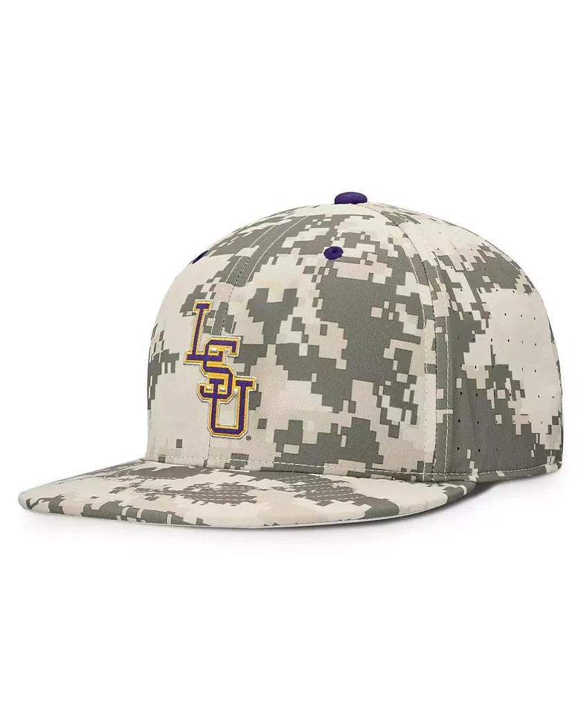 NIKE Men's Digital Camo LSU Tigers 2025 Dugout True Performance Fitted Hat 1