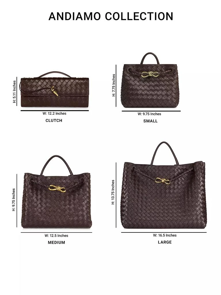 Bottega Veneta Large Andiamo Intrecciato Leather Top-Handle Bag 7