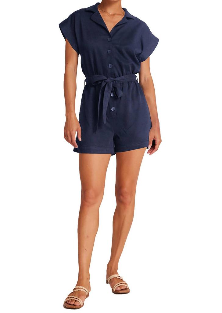 Bella Dahl Bella Dahl - NOTCHED COLLAR ROMPER