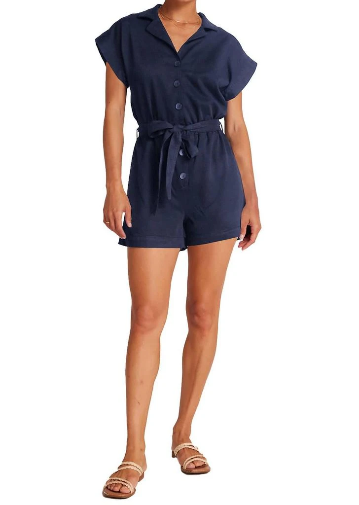 Bella Dahl Bella Dahl - NOTCHED COLLAR ROMPER 2