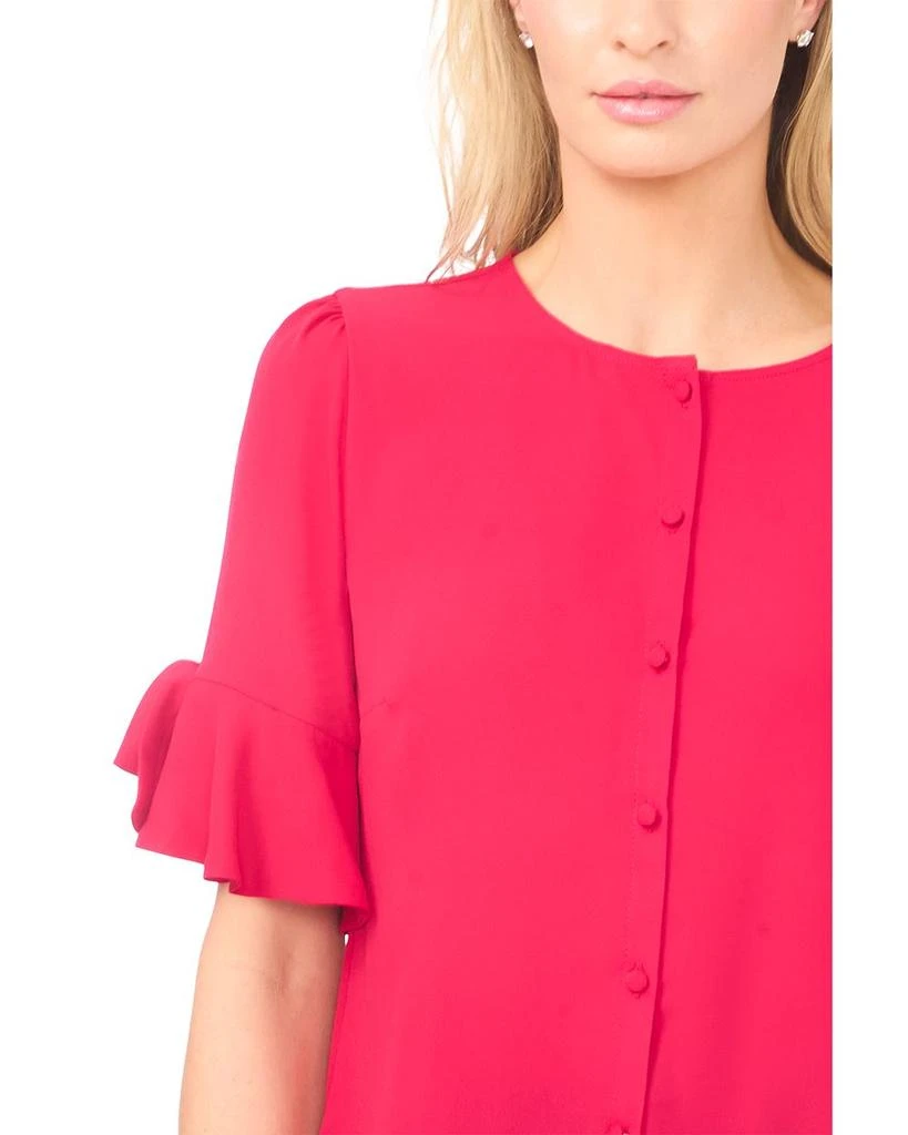 CeCe Flounce Elbow Bow Sleeve Top 3