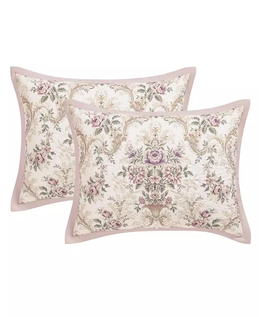 Royal Court Avant Garden Floral Medallion 3-Pc. Quilt Set 3