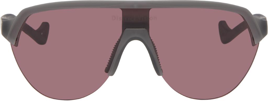 District Vision Gray Nagata Speed Blade Sunglasses