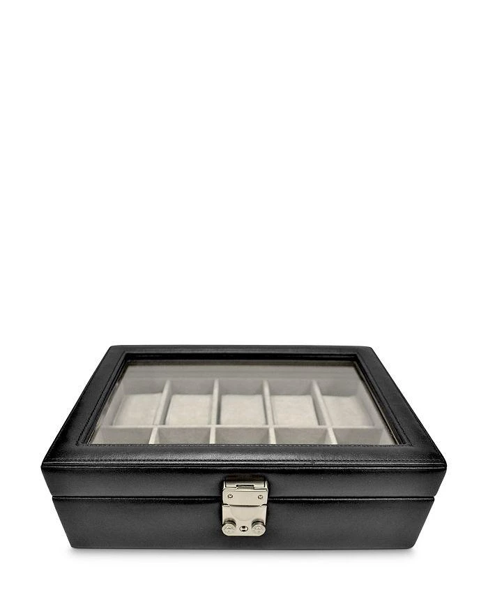 ROYCE New York Ten-Slot Leather Watch Box 2