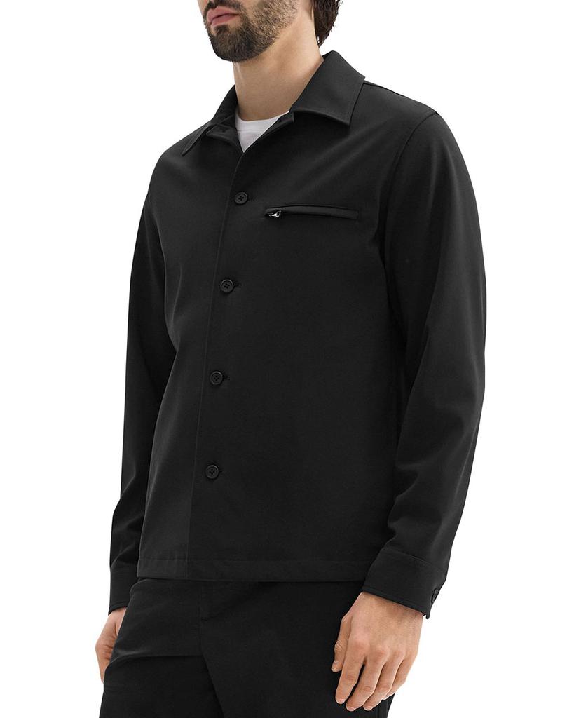 Theory Precision Ponte Overshirt Black XS - Jackets - Free