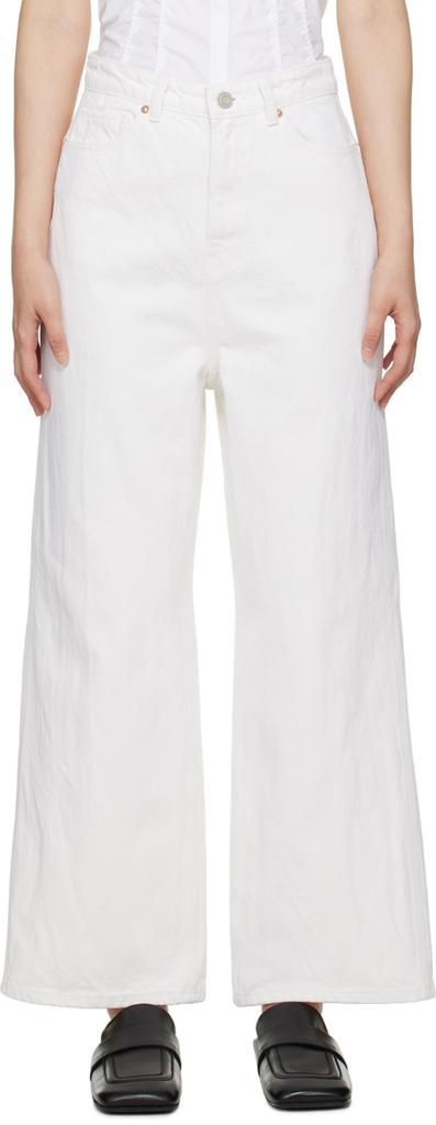 Recto Off-White Wide Jeans
