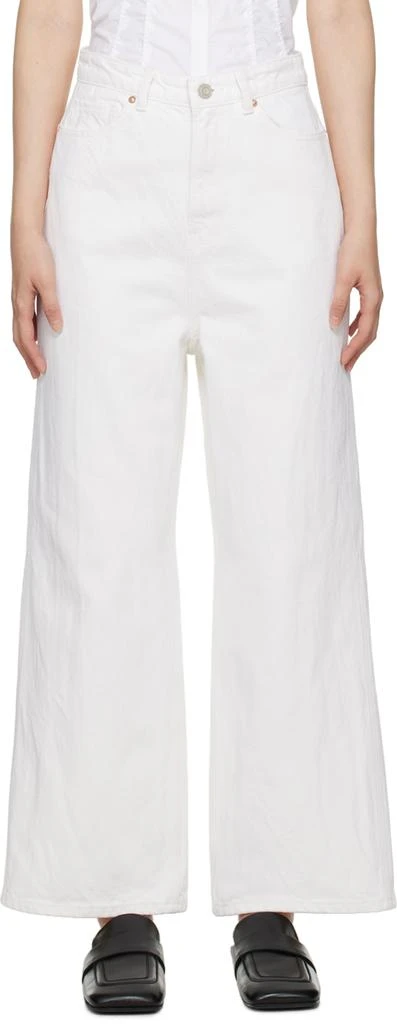 Recto Off-White Wide Jeans 1