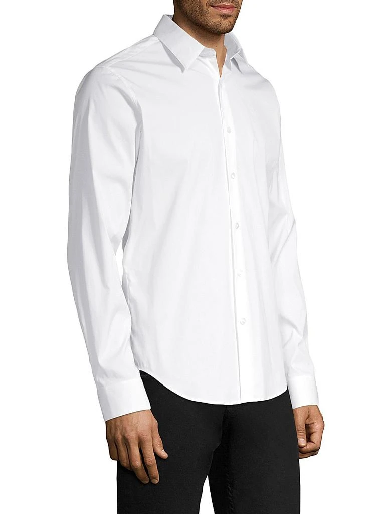 Theory Sylvain Wealth Poplin Long-Sleeve Shirt 4