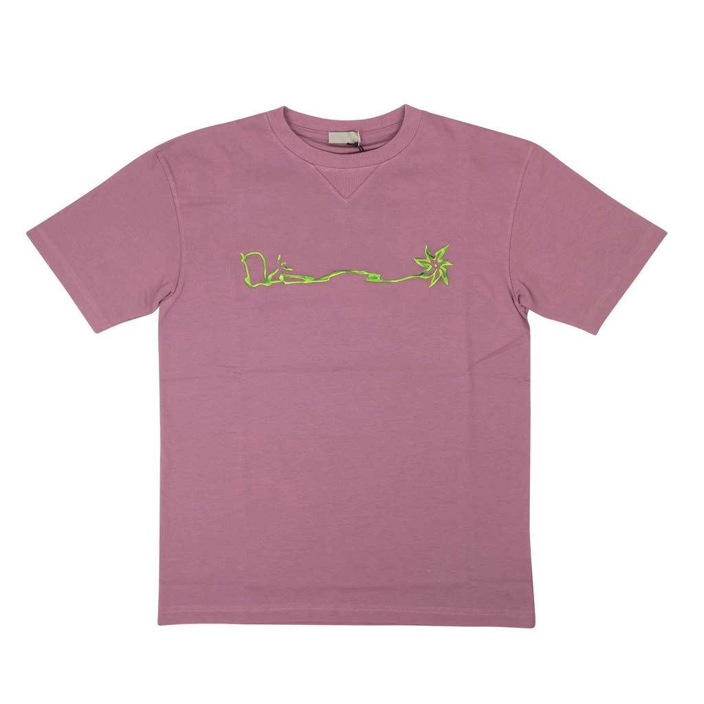 Dior Mauve Dior x Cactus Jack Embroidered T-Shirt 1