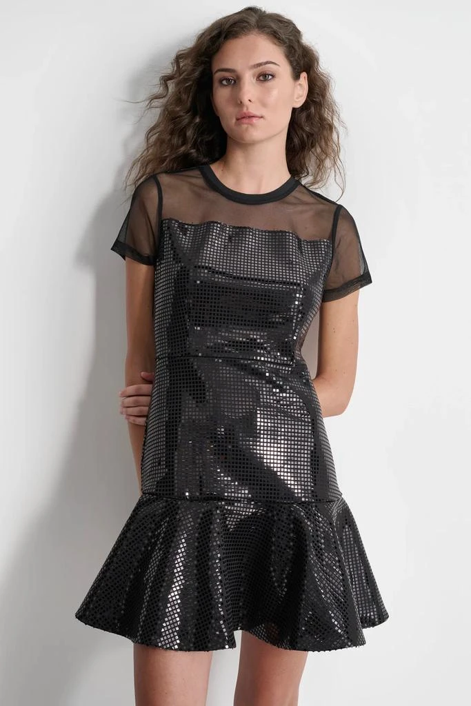 DKNY SEQUIN MINI DRESS 1