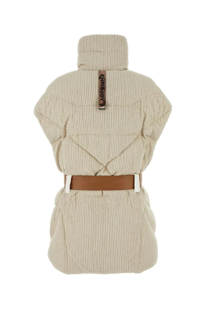 Khrisjoy Sand knit sleeveless New Iconic down jacket 1