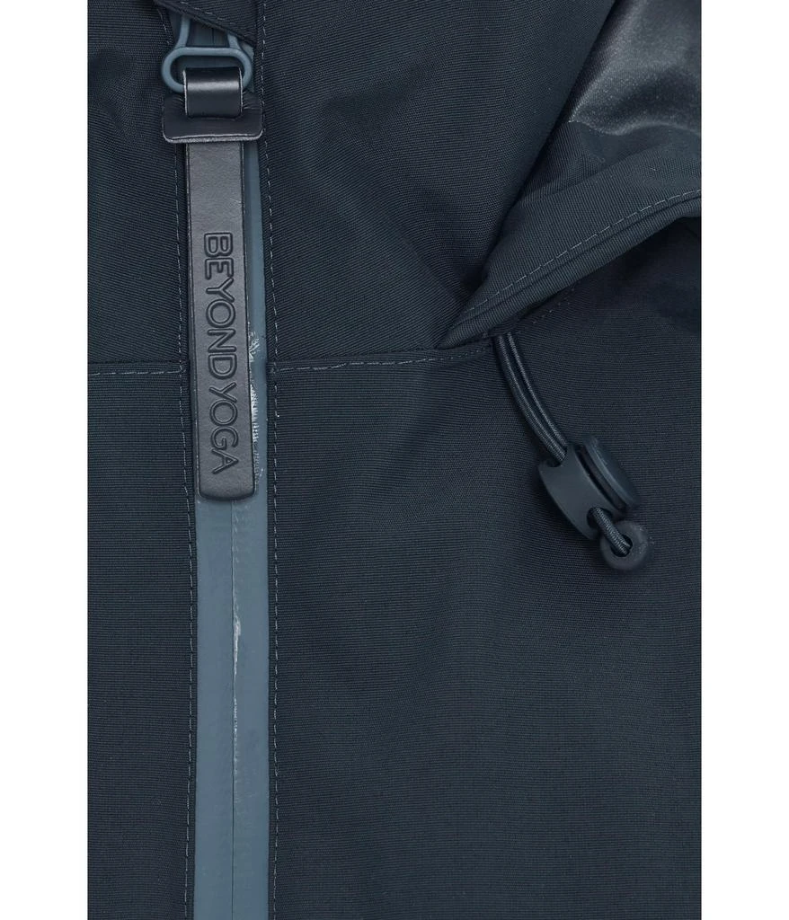 Beyond yoga Rain Or Shine Adjustable Hooded Rain Jacket 5
