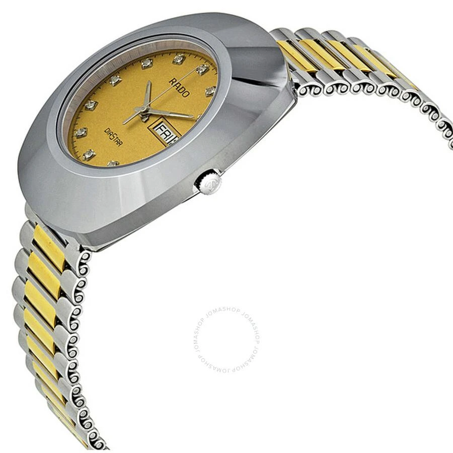 Rado The Original Quartz Gold Dial Men's Watch R12391633 2