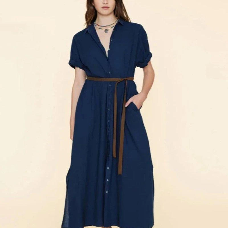 XIRENA Linnet Dress Navy 1