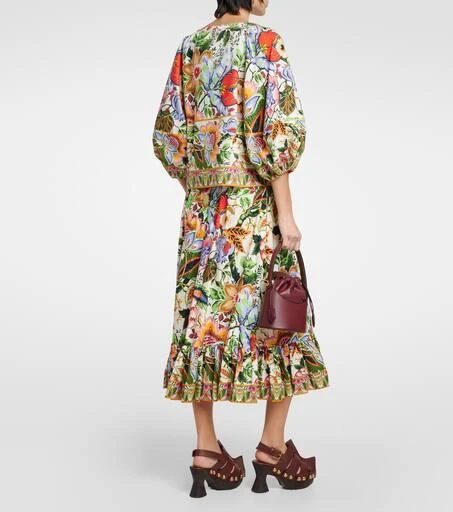 ETRO Floral cotton cropped top 3