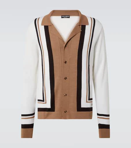 Dolce 
Gabbana Wool and silk jacquard cardigan 1