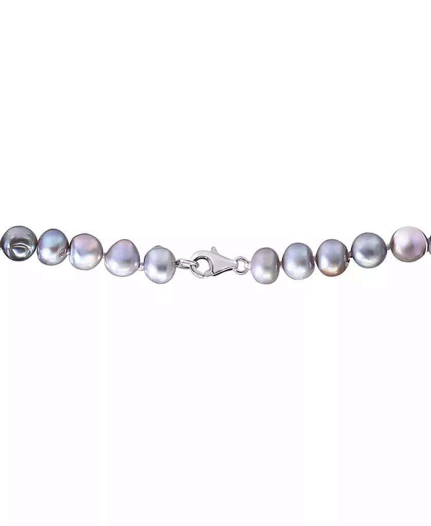 EFFY Collection EFFY® White Cultured Freshwater Pearl (7 mm) 18" Statement Necklace (Also in Gray, Pink, & Multicolor Cultured Freshwater Pearl) 5