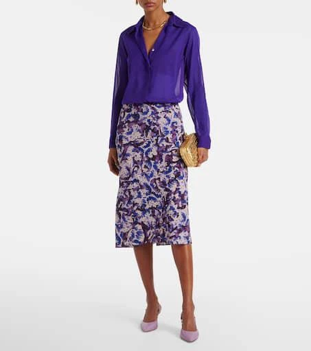 Gianvito Rossi Ascent 55 leather slingback pumps 3