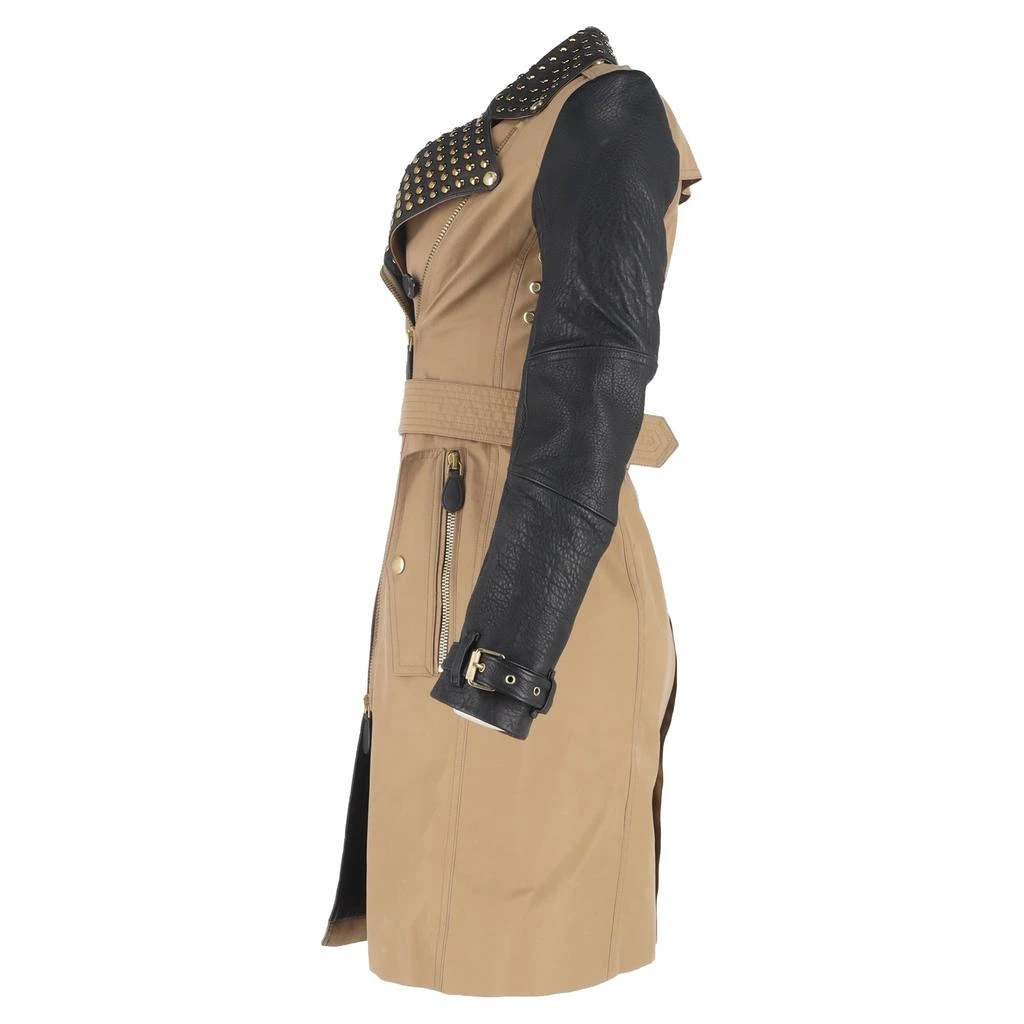 Burberry Brit Double-Breasted Trench Coat in Brown Cotton 2