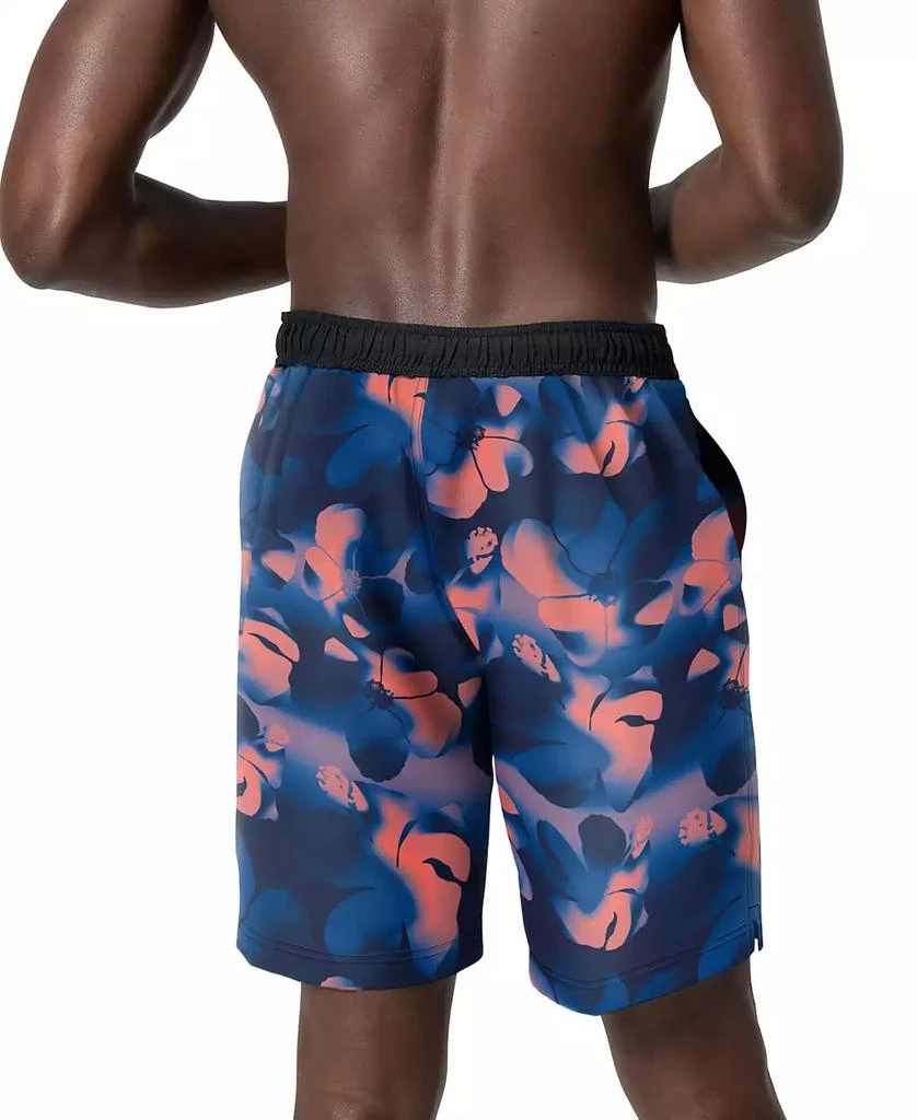 Speedo Men's Bondi Basin Abstract Print Drawstring 9" Boardshorts 4