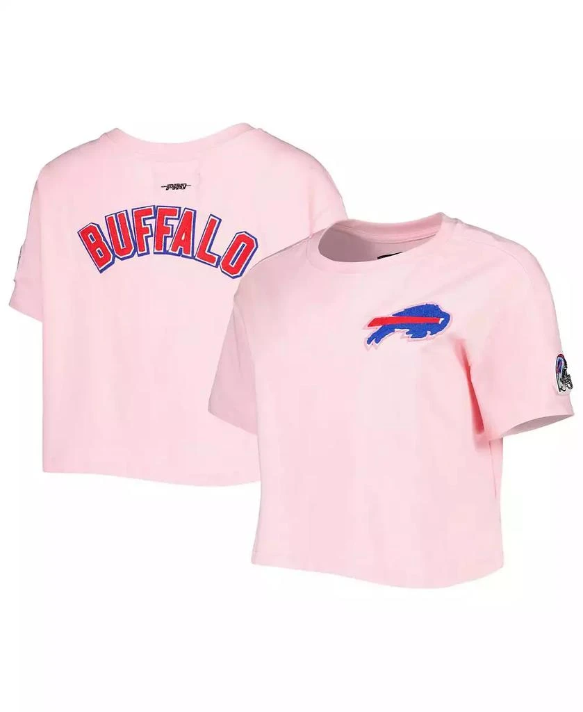 Pro Standard Women's Pink Buffalo Bills Cropped Boxy T-shirt 1