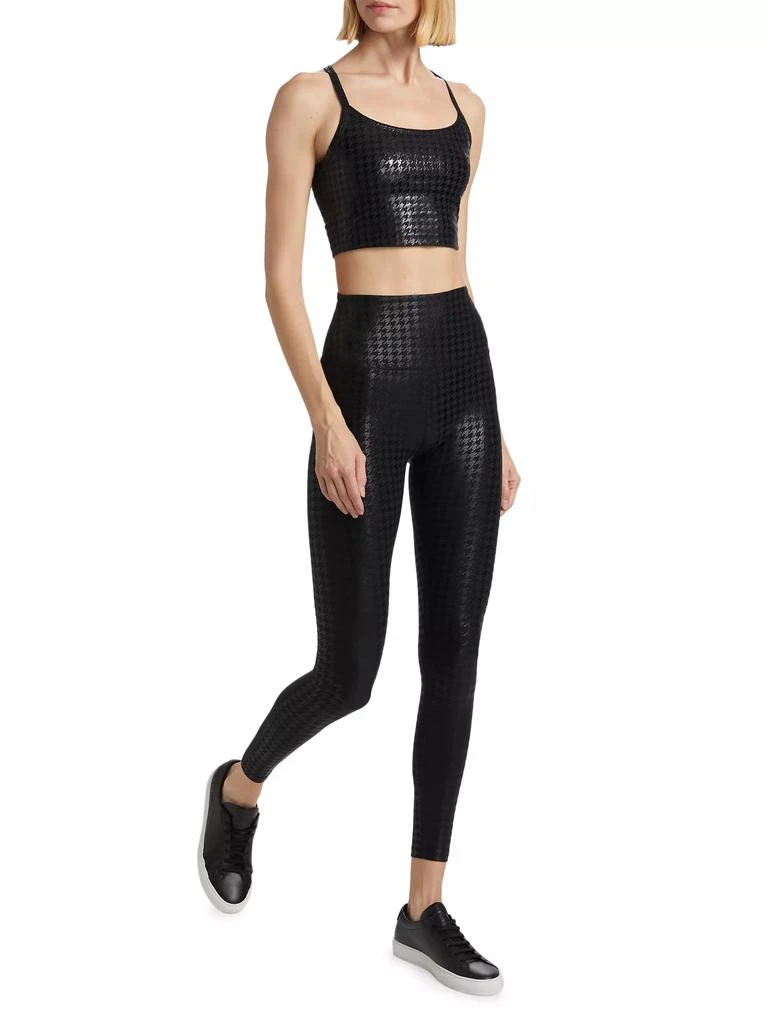 Beyond yoga Caught In The Midi Houndstooth High-Waist Leggings 2