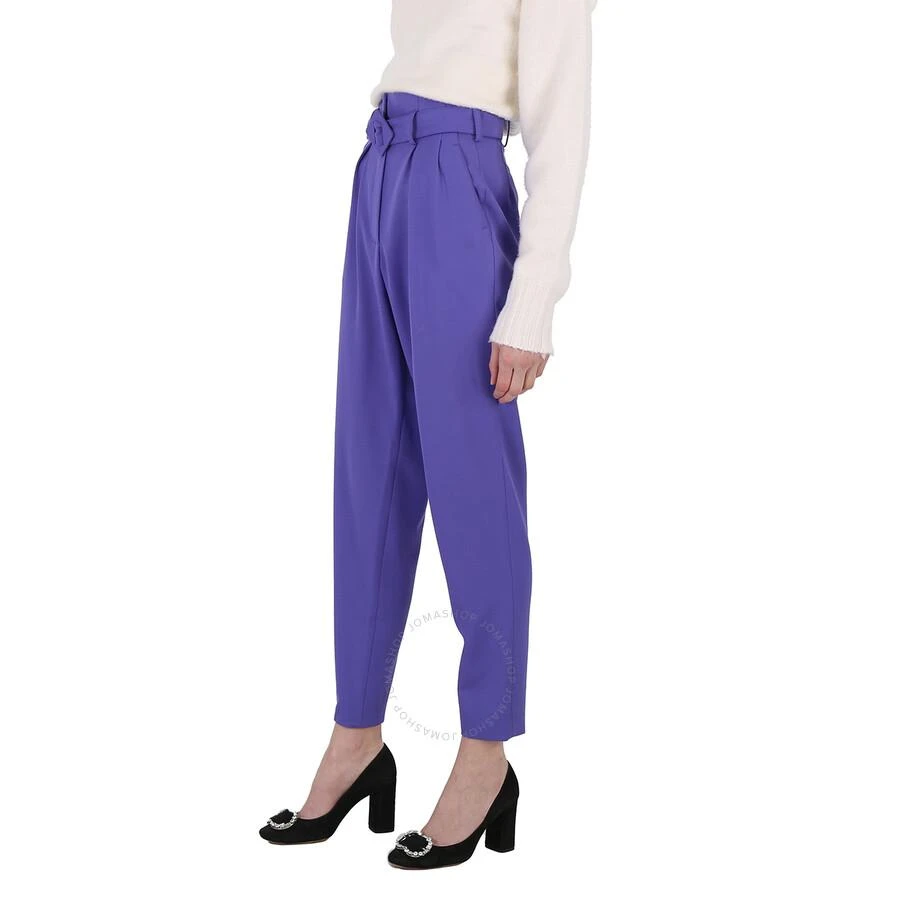 Moschino Ladies Purple Straight Leg Trousers 3