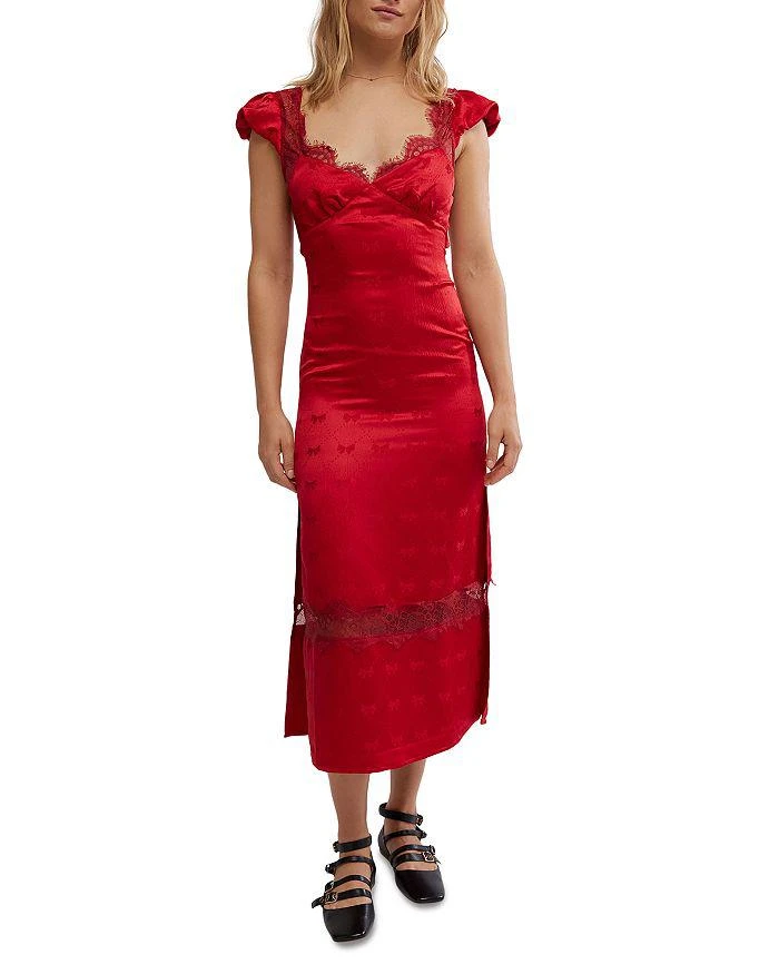 Free People Foolish Heart Midi Dress 1
