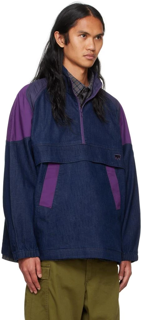Levi's Navy & Purple Skateboarding Sport Denim Jacket 2