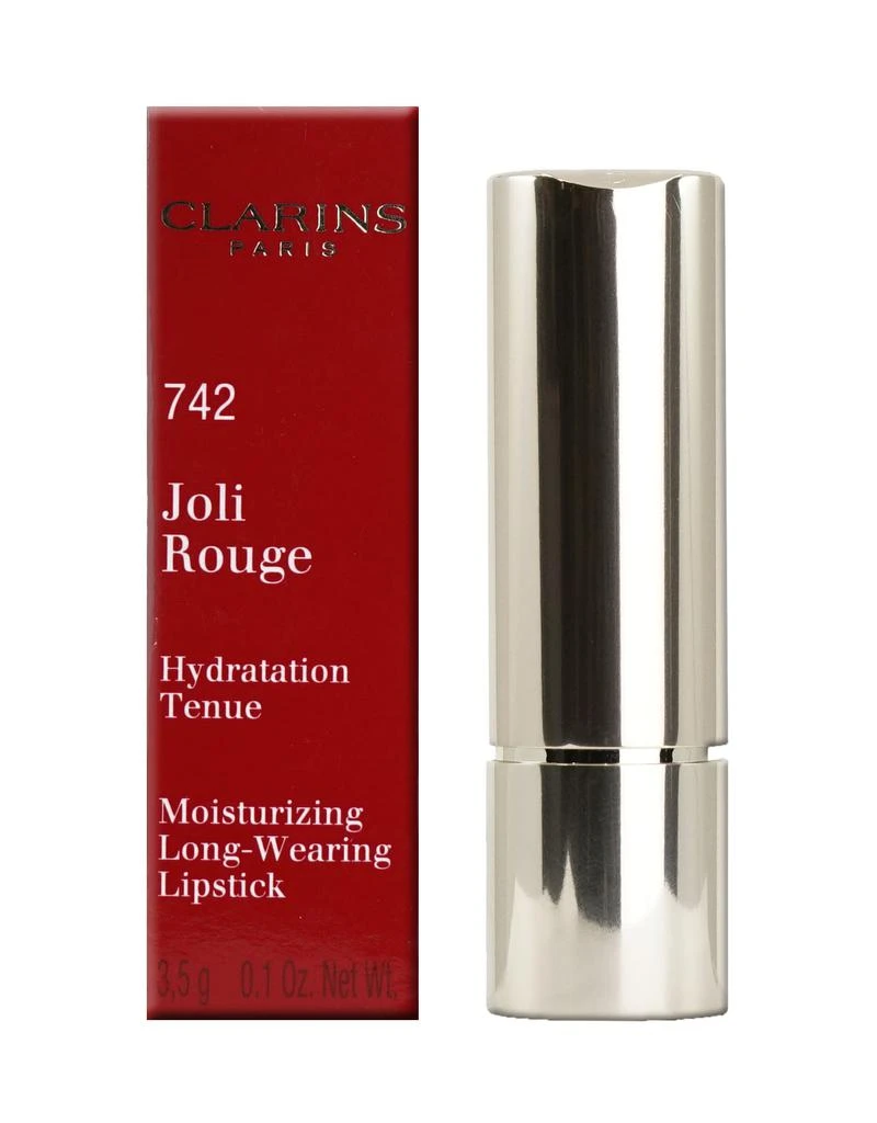 Clarins Joli Rouge 742 Joli Rouge Moisturizing Longwear Lipstick 0.1 OZ 1