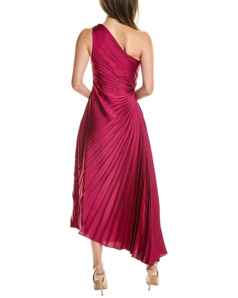 Nicole Miller Pleated One-Shoulder Maxi Dress 2