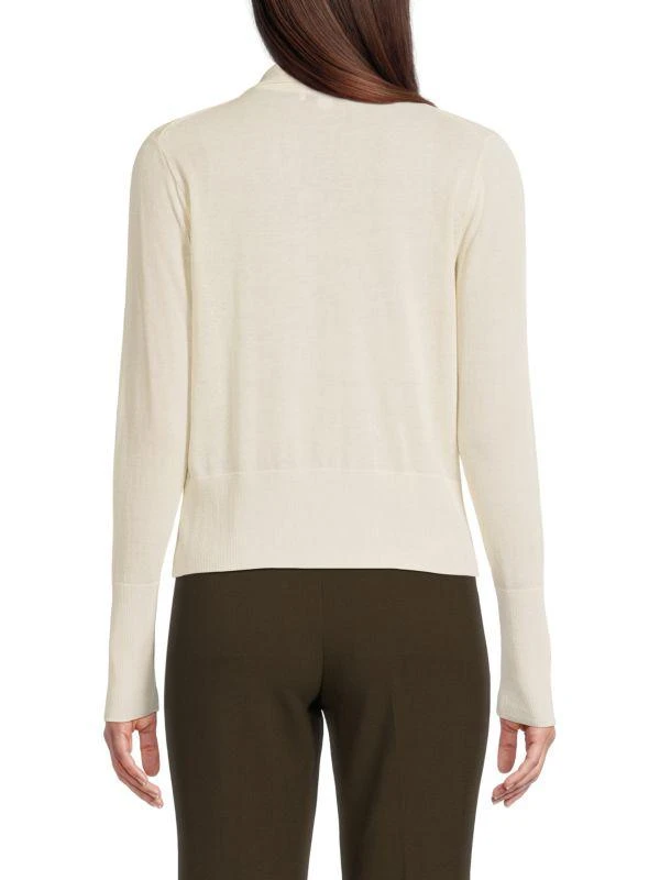Vince Collared Button Long-Sleeve Top 2