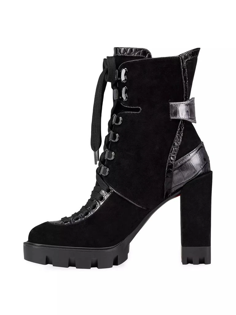 Christian Louboutin Macademia 100MM Lace-Up Booties 3