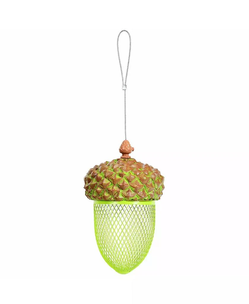 Costway Metal Acorn Wild Bird Feeder Outdoor Hanging Food Dispenser for Garden Yard 8