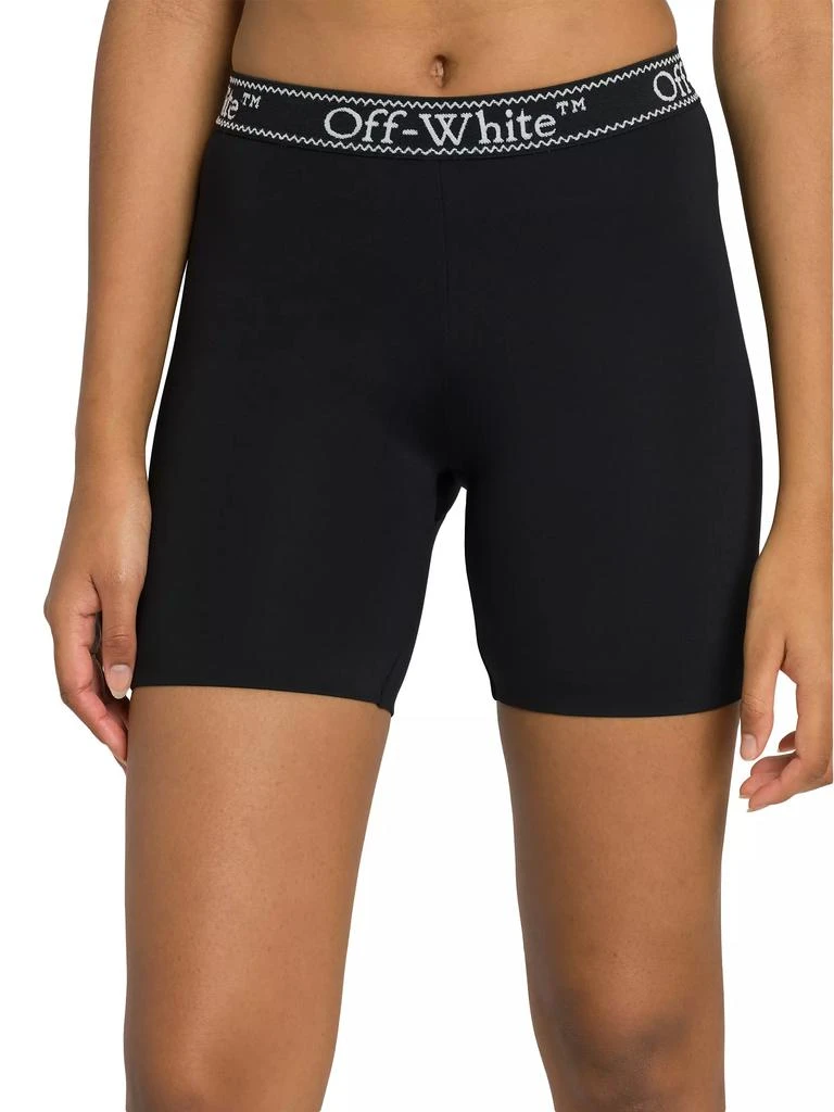 Off-White Logo Waist Bike Shorts 6