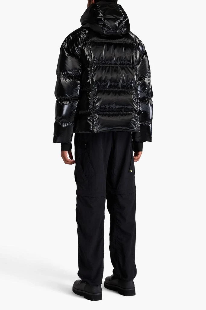 PERFECT MOMENT Felix quilted glossed-shell hooded down jacket 3