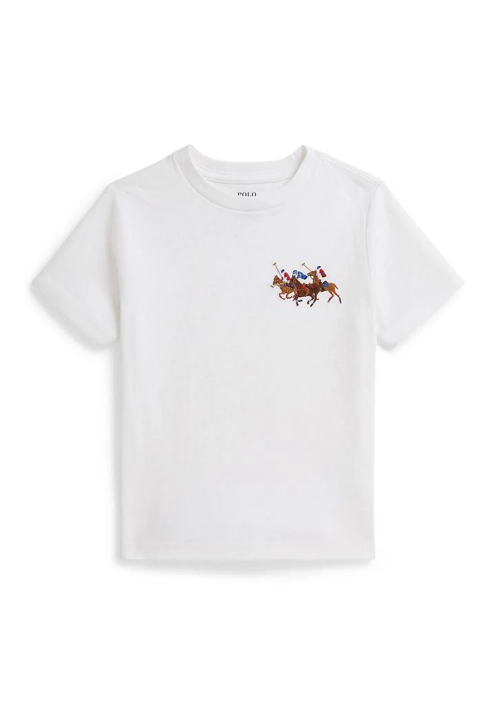 Ralph Lauren Boys 2-7 Triple-Pony Cotton Jersey T-Shirt